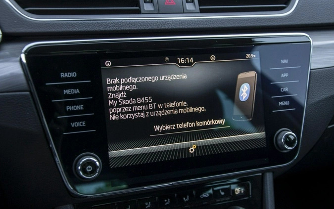 Skoda Superb cena 172000 przebieg: 5, rok produkcji 2024 z Brusy małe 407